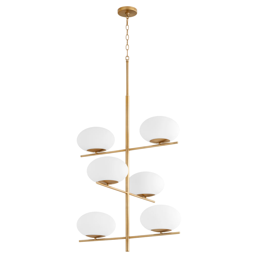 Pod Chandelier - Aged Brass - Large | Cyan Design