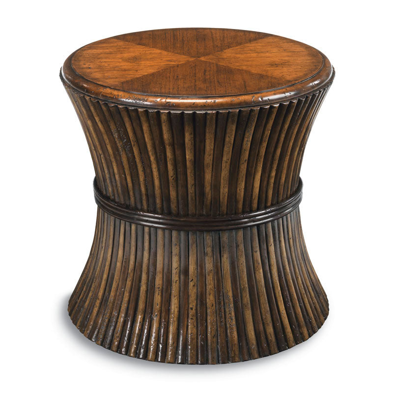 Rattan Drum Table | Woodbridge Furniture - 1142-22