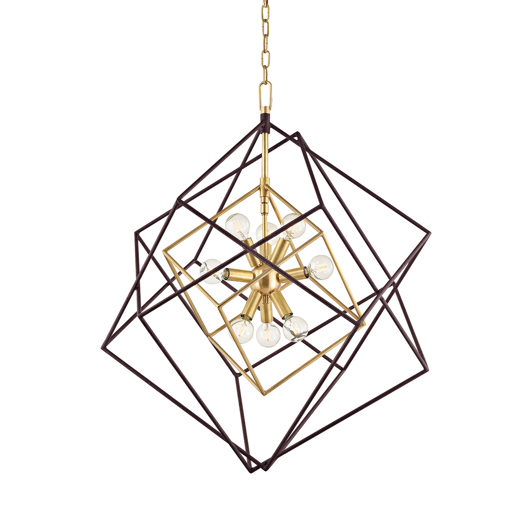 Roundout Chandelier | Hudson Valley Lighting - 1222-AGB