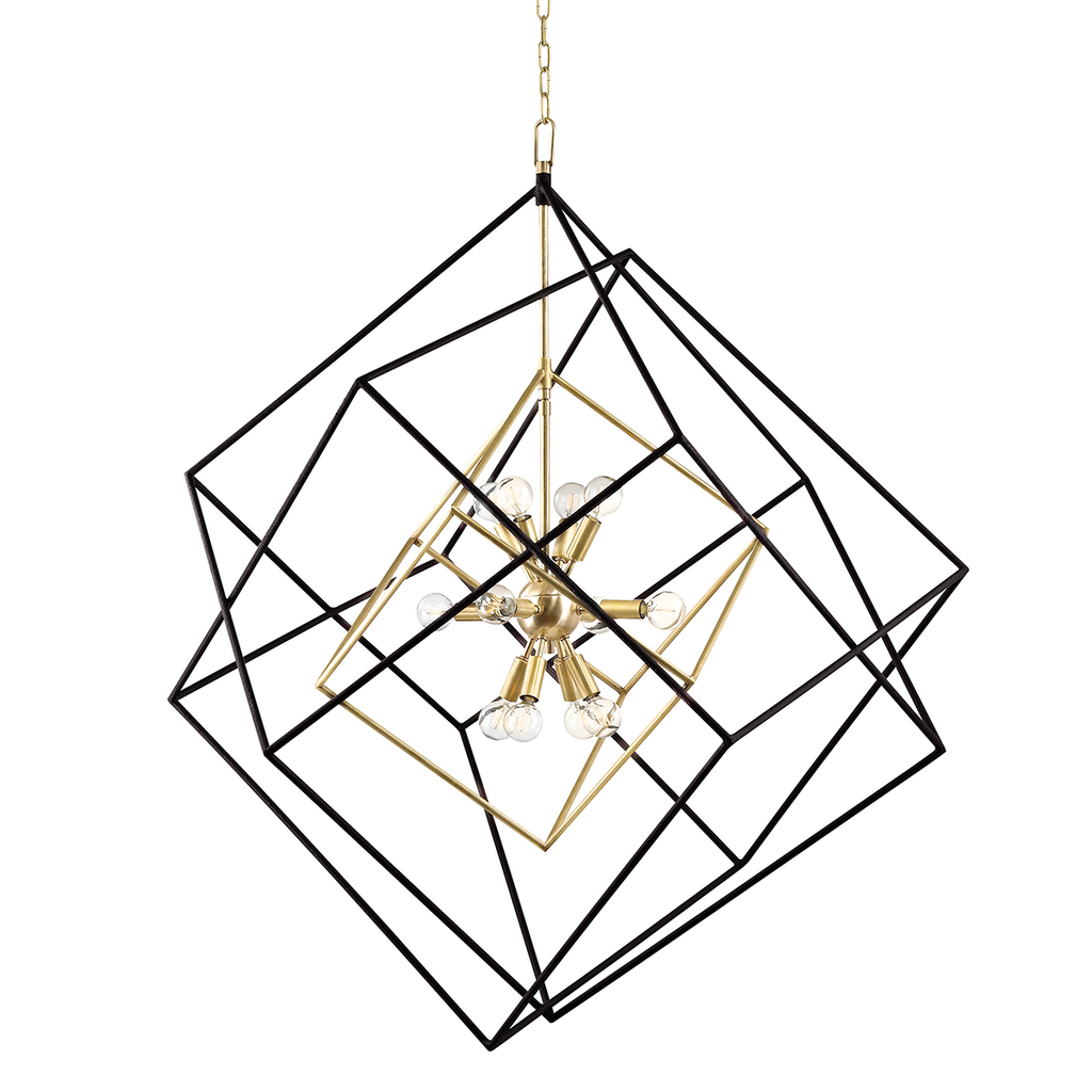 Roundout Chandelier | Hudson Valley Lighting - 1234-AGB