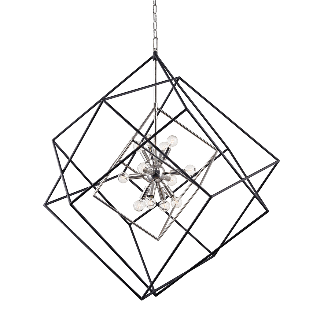 Roundout Chandelier | Hudson Valley Lighting - 1234-PN