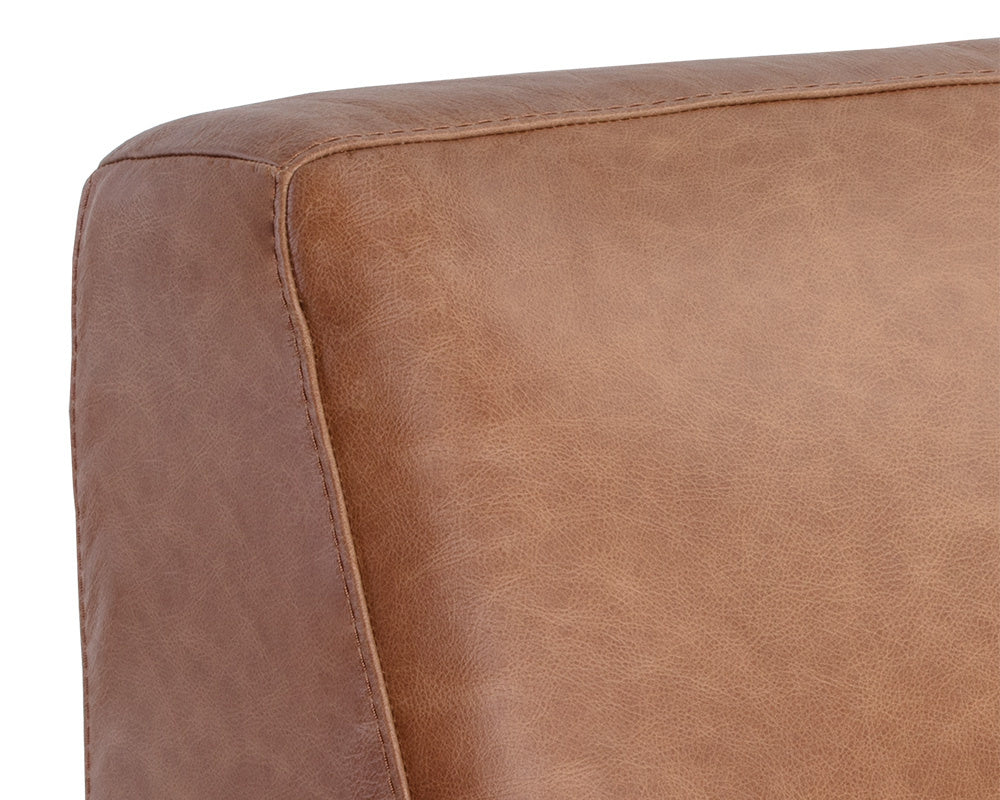 Watson Modular - Armless Chair - Marseille Camel Leather | Sunpan Furniture - 106176