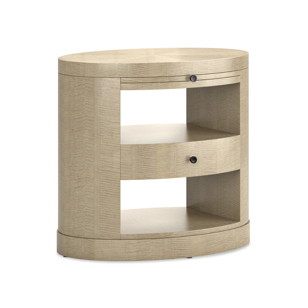 Norah Oval Bedside Table | Woodbridge Furniture - 1293-33