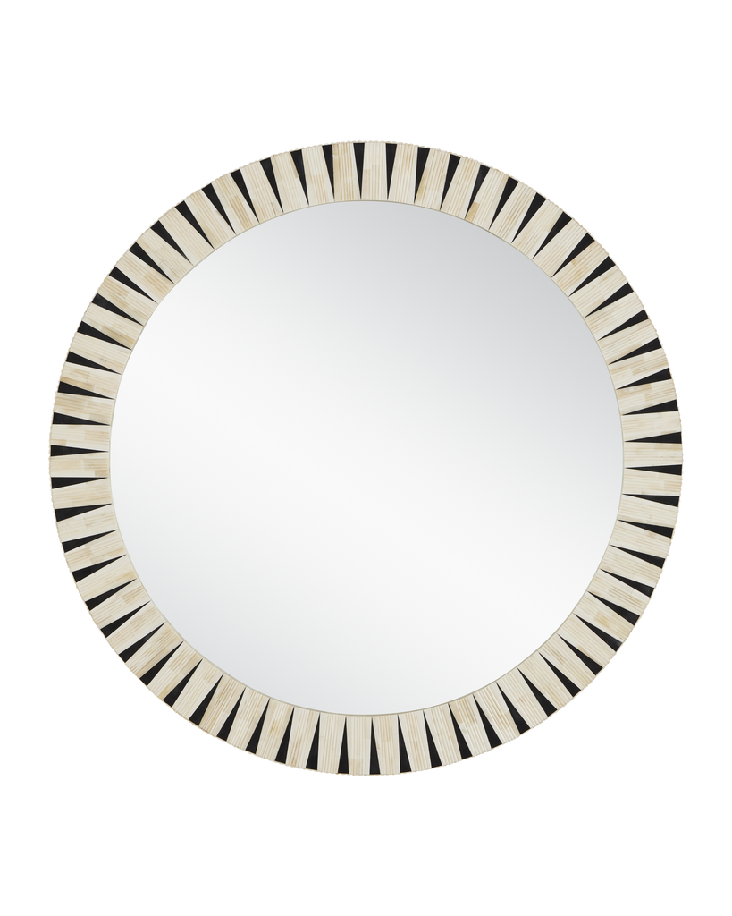 Currey & Co Arvi Round Mirror | 1000-0137