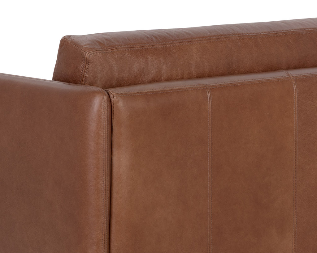 Saul Sofa - Shalimar Tobacco Leather | Sunpan Furniture - 111425