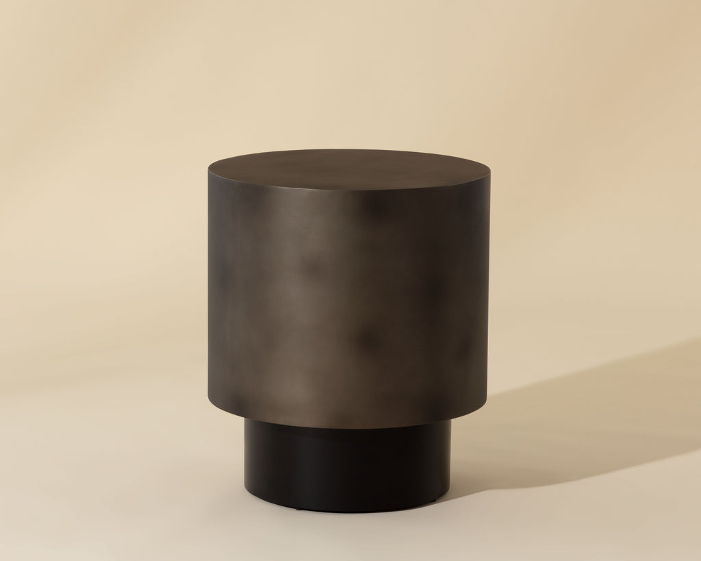 Bernaby End Table - Gunmetal | Sunpan Furniture - 108102