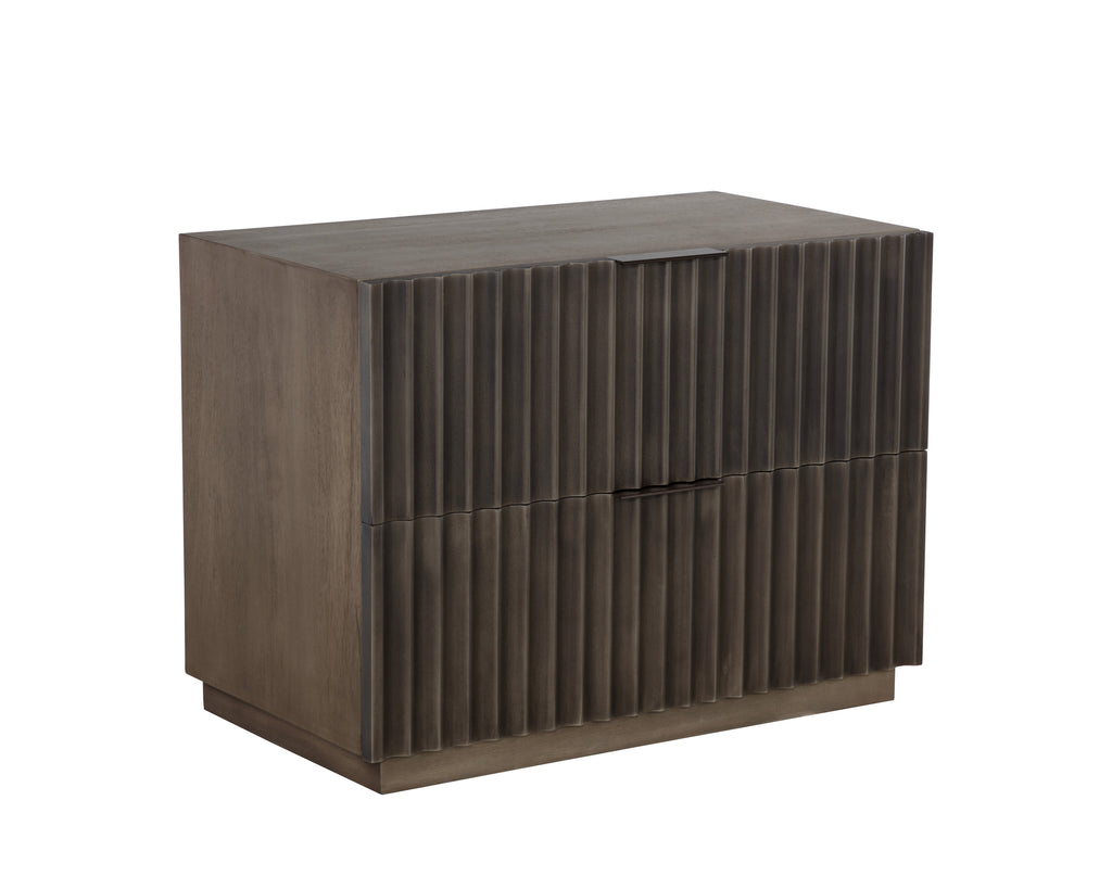 Carlin Nightstand - Taupe | Sunpan Furniture - 110640