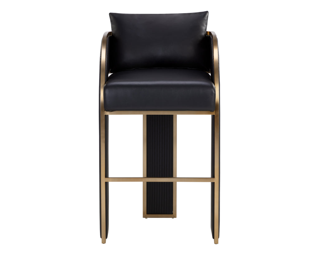 Baz Barstool - Napa Black | Sunpan Furniture - 111241