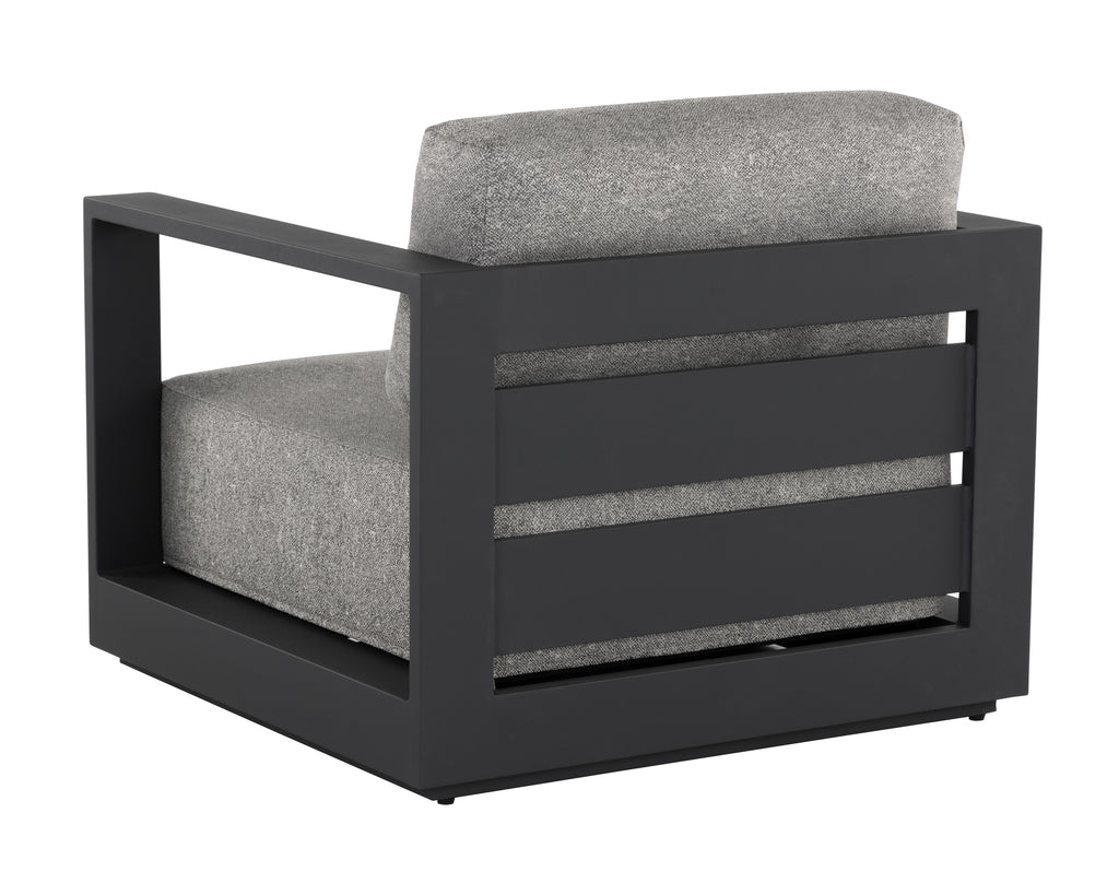 Tavira Armchair - Charcoal - Lanikai Salt And Pepper | Sunpan Furniture - 109655