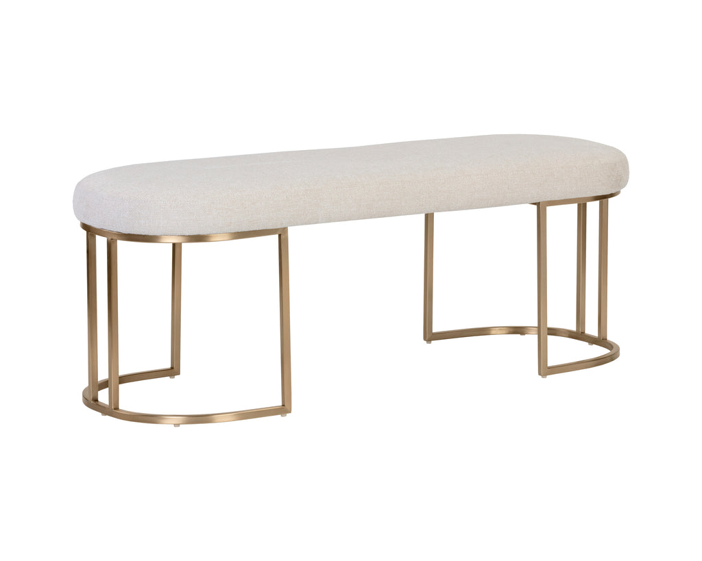 Rayla Bench - Belfast Oatmeal | Sunpan Furniture - 106182