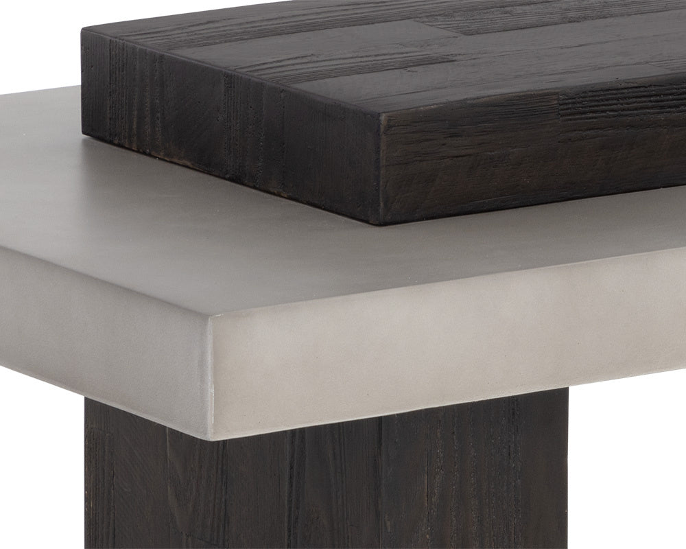 Herriot Coffee Table - Dark Brown / Grey | Sunpan Furniture - 108550