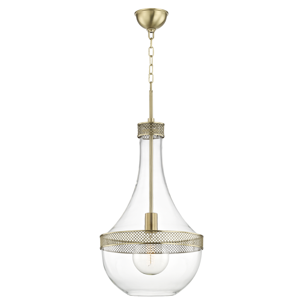 Hagen Pendant | Hudson Valley Lighting - 1814-AGB