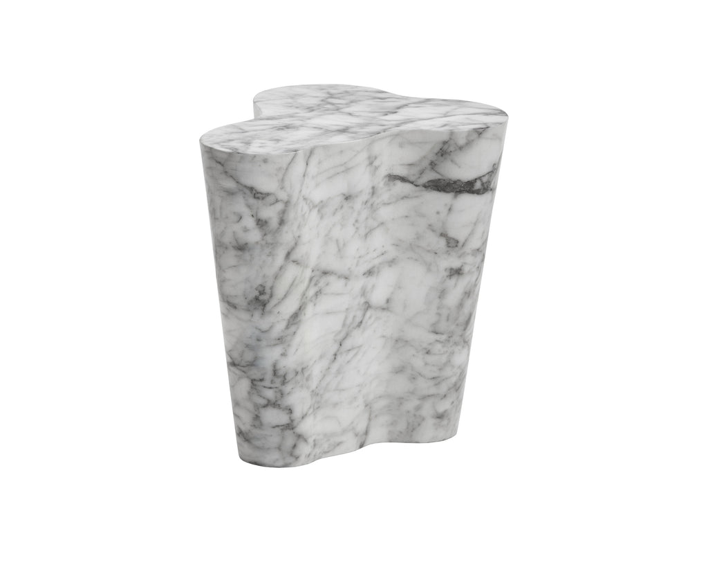 Ava End Table - Small - Marble Look | Sunpan Furniture - 103310