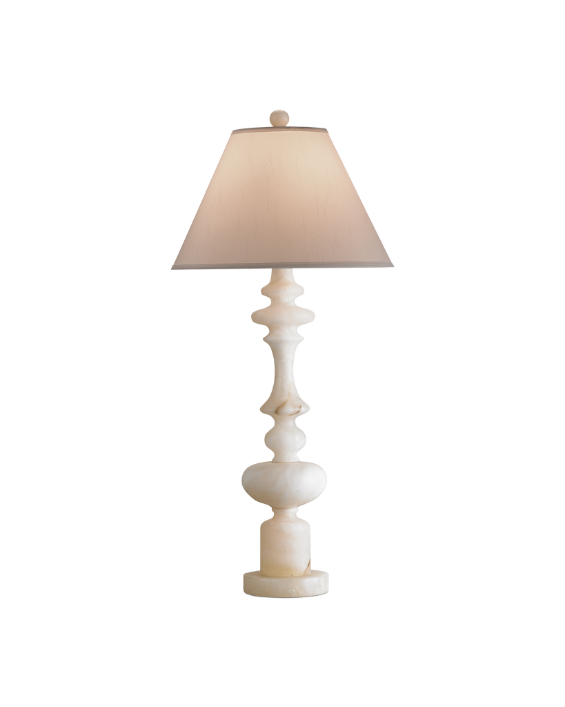 Currey & Co Farrington White Table Lamp | 6294