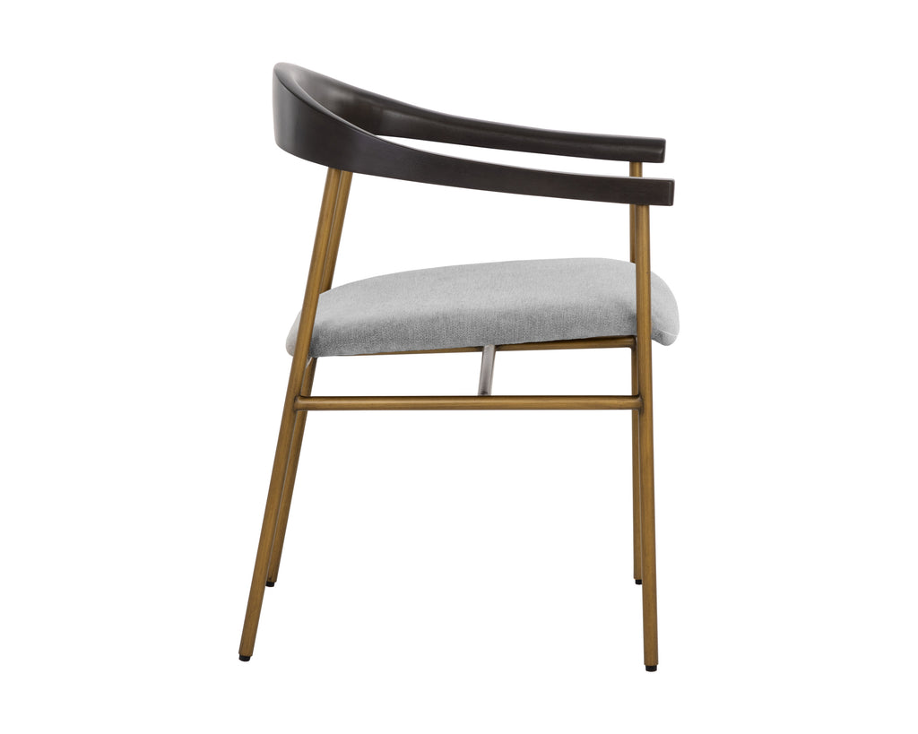 Giorgio Dining Armchair - Polo Club Stone | Sunpan Furniture - 108692