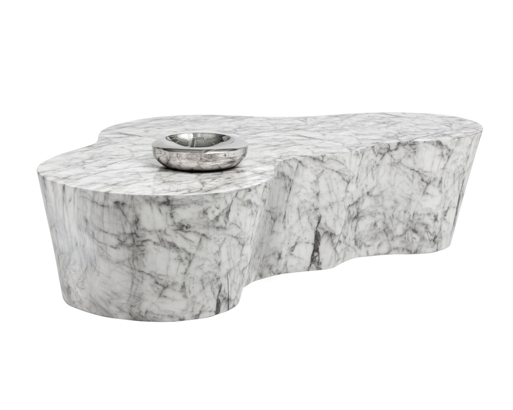 Ava Coffee Table - Marble Look | Sunpan Furniture - 103309