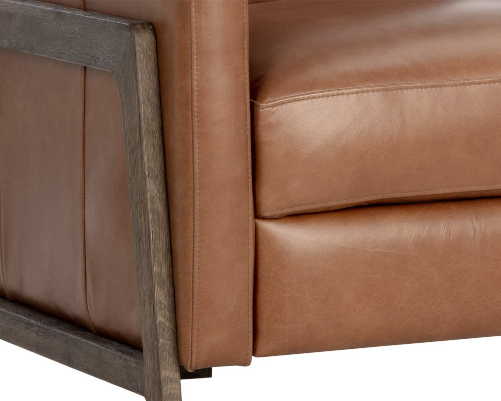 Brandon Recliner - Shalimar Tobacco Leather | Sunpan Furniture - 110511