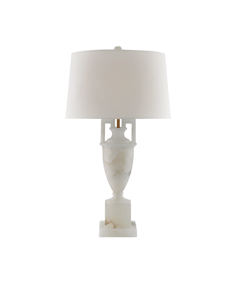 Currey & Co Clifford White Table Lamp | 6000-0035