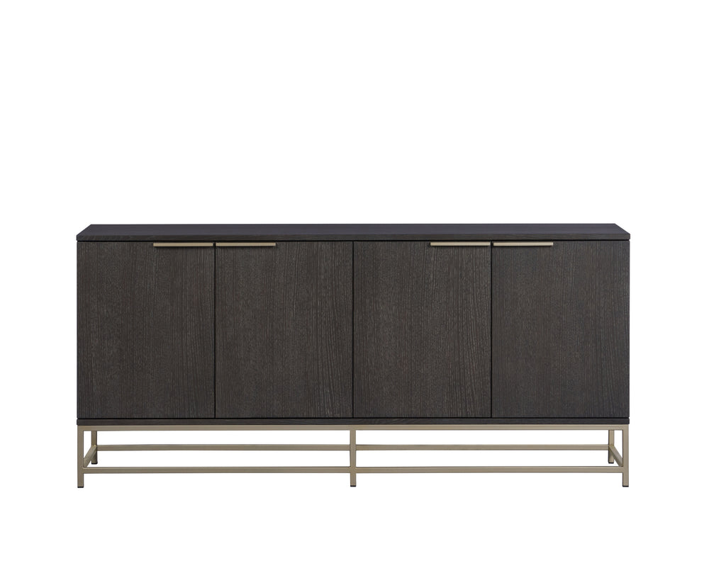 Rebel Sideboard - Large - Gold - Charcoal Grey | Sunpan Furniture - 106831