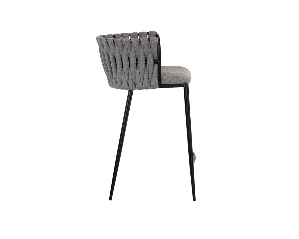 Sarai Counter Stool - Belfast Koala Grey | Sunpan Furniture - 106730