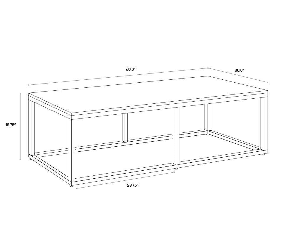 Ellery Coffee Table | Sunpan Furniture - 108105