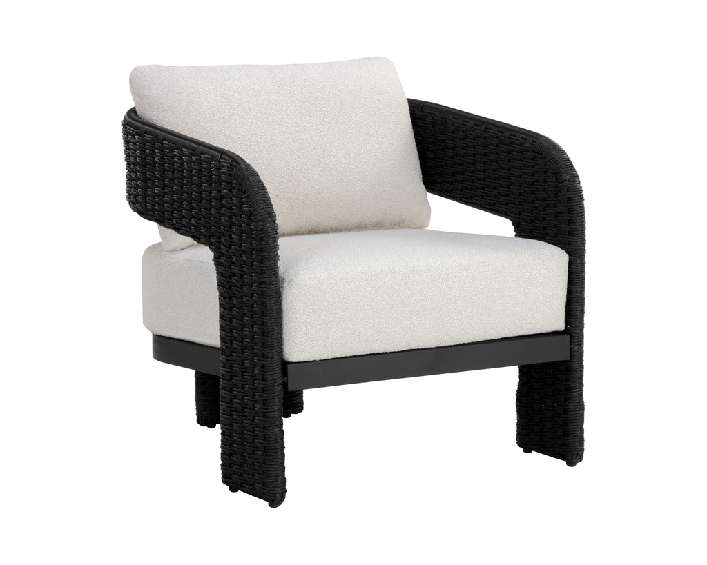 Pylos Lounge Chair - Black - Louis Cream | Sunpan Furniture - 111681