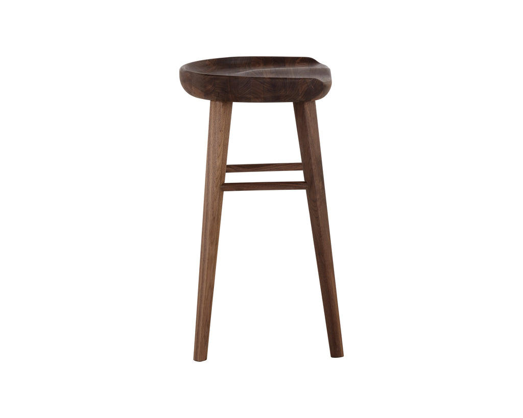 Dominic Counter Stool - Walnut | Sunpan Furniture - 107096