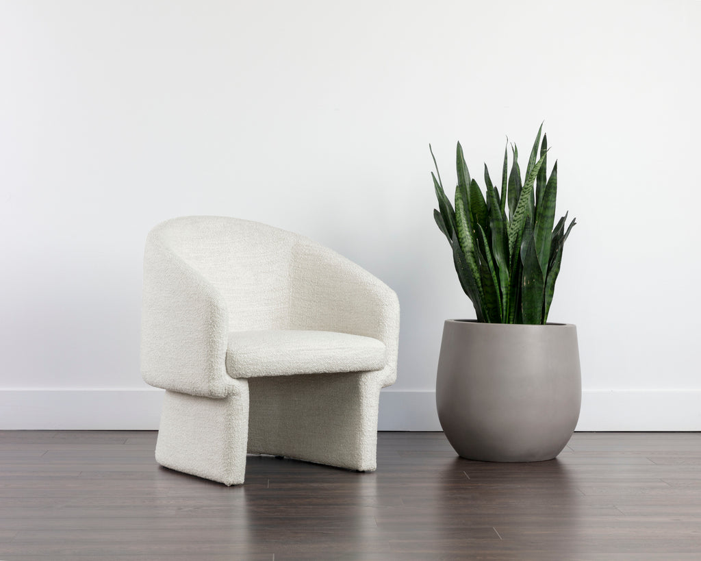 Lauryn Lounge Chair - Merino Pearl | Sunpan Furniture - 109754