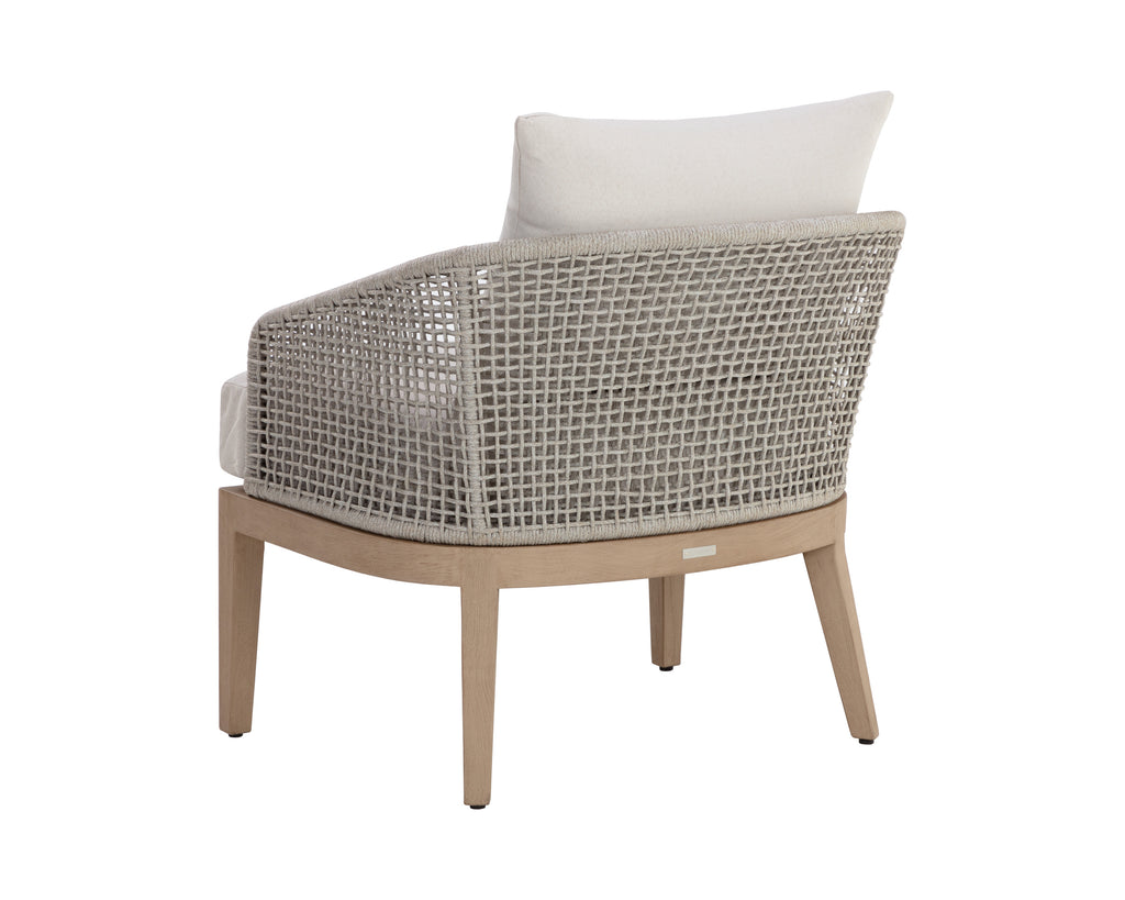 Capri Lounge Chair - Drift Brown - Palazzo Cream | Sunpan Furniture - 110946