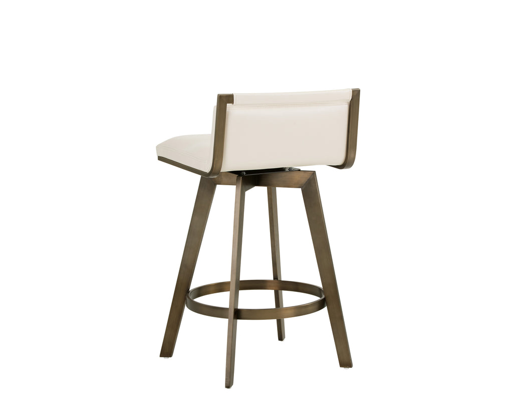 Arizona Swivel Counter Stool - Castillo Cream | Sunpan Furniture - 104789