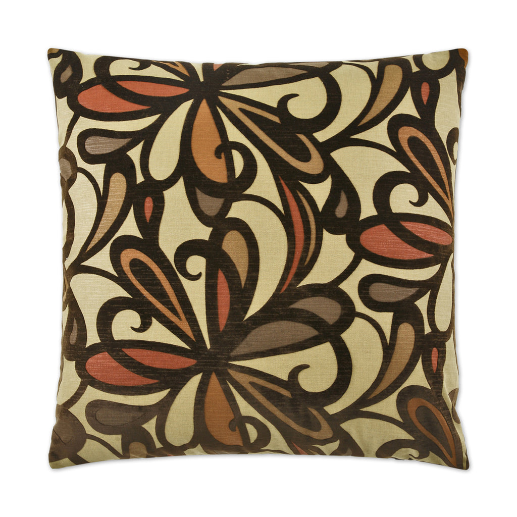 Fanfare Decorative Throw Pillow - Burgundy | DV Kap