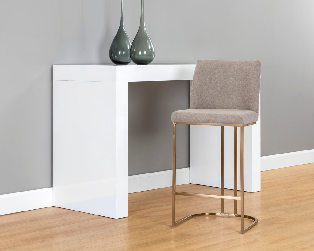 Rayla Counter Stool - Belfast Oyster Shell | Sunpan Furniture - 106686