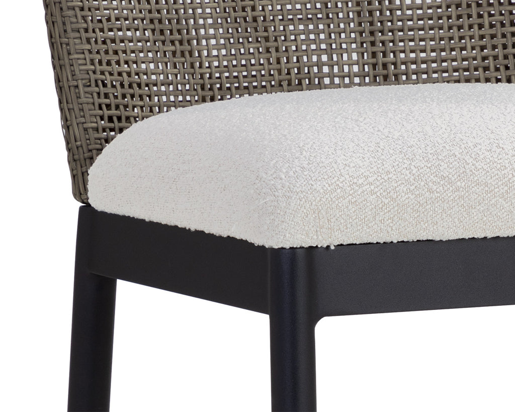 Calandri Counter Stool - Black - Louis Cream | Sunpan Furniture - 111683