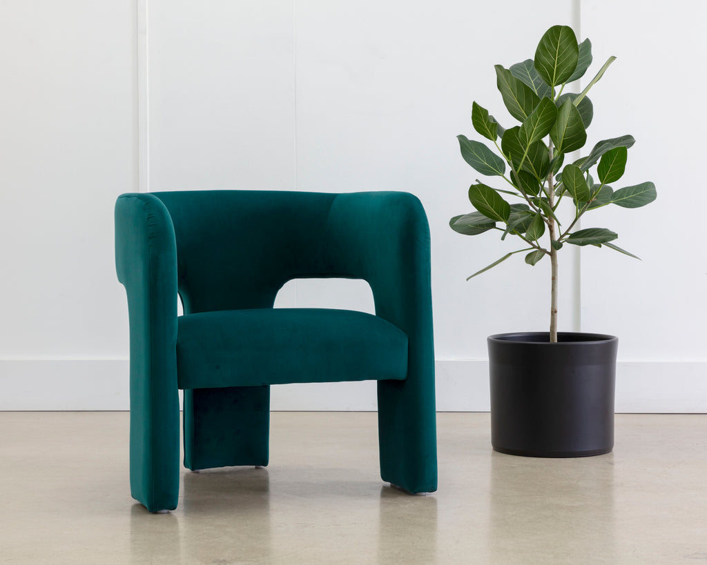 Isidore Lounge Chair - Meg Teal | Sunpan Furniture - 109721