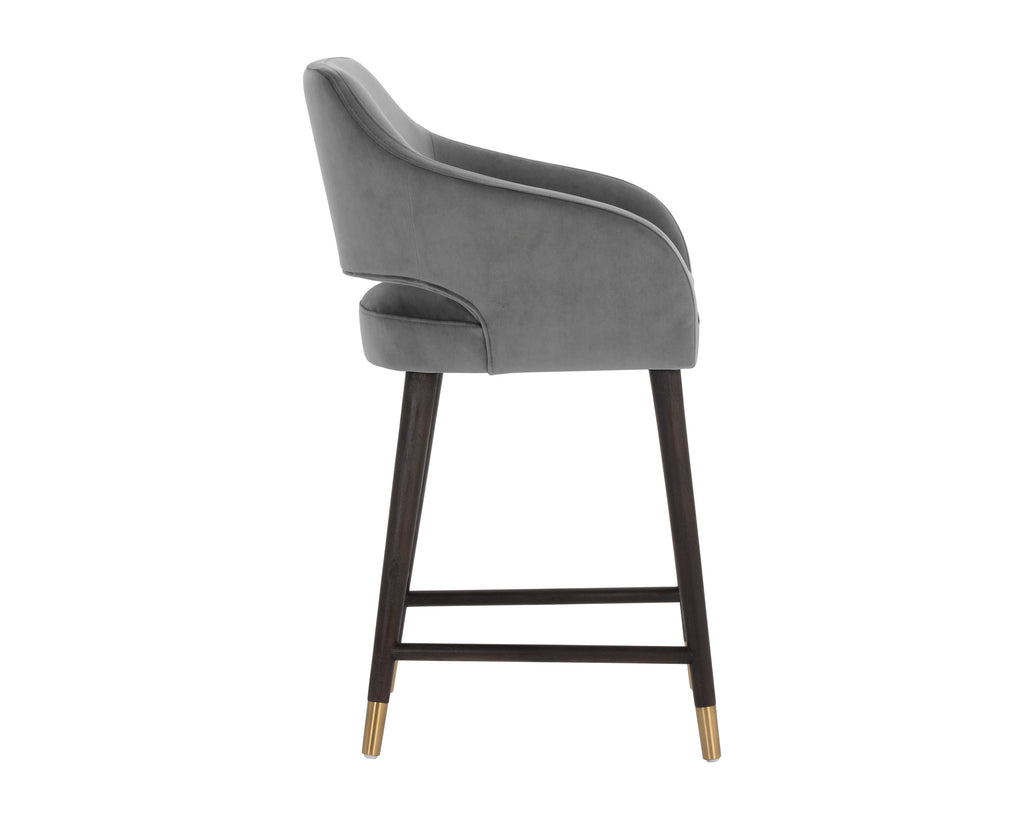 Adelaide Counter Stool - Alisa Dark Grey | Sunpan Furniture - 106103