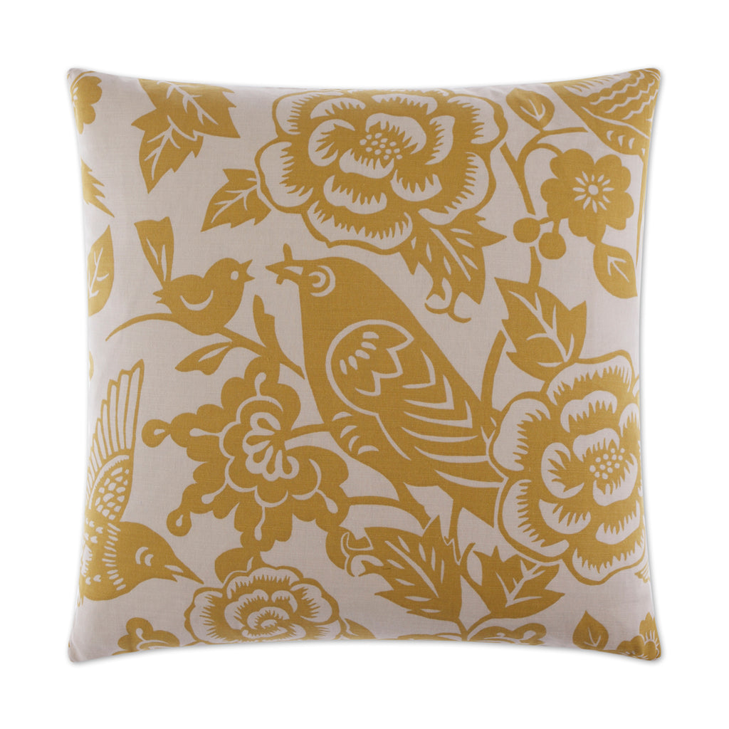 Billybird Decorative Throw Pillow - Yellow | DV Kap