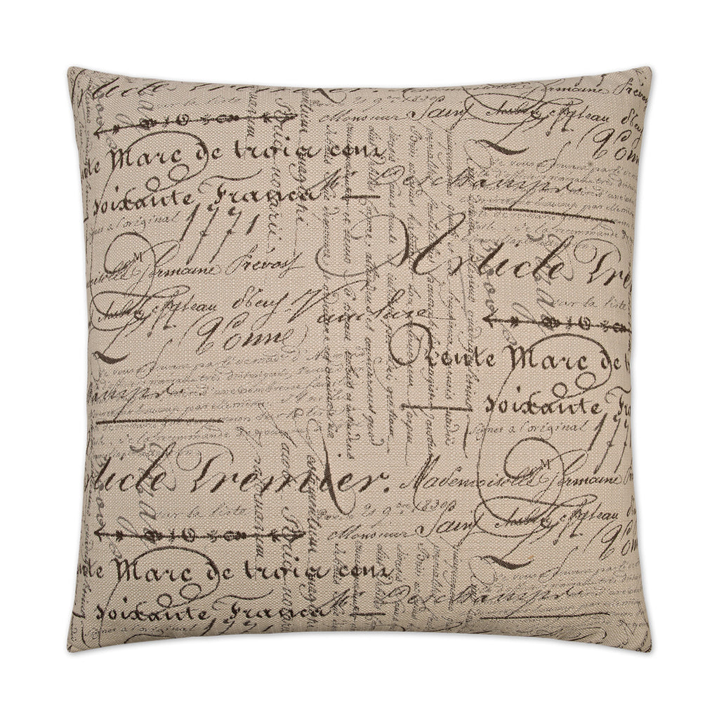 Font Decorative Throw Pillow | DV Kap