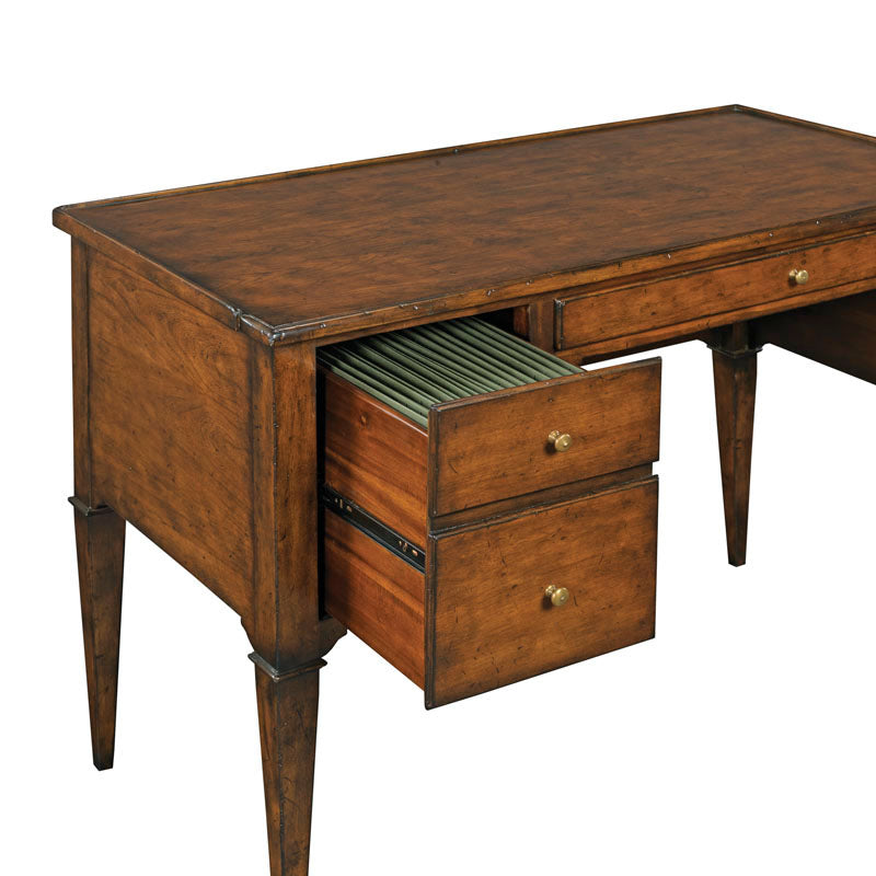 Marseille Writing Desk with Dual File Storage | Woodbridge Furniture - 2120-10