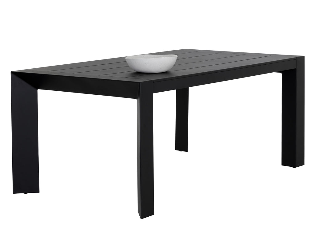 Merano Dining Table - Black - 70" | Sunpan Furniture - 111151