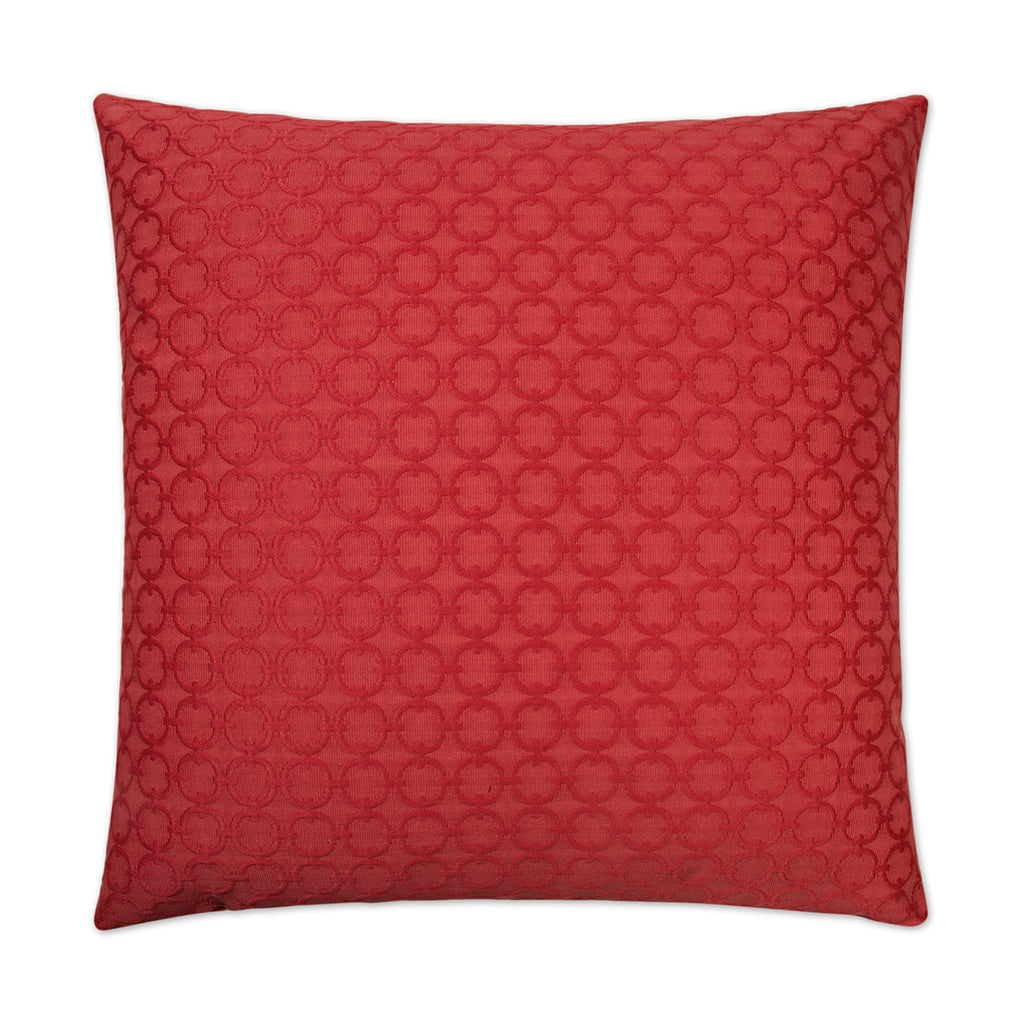 Full Circle Decorative Throw Pillow - Red | DV Kap