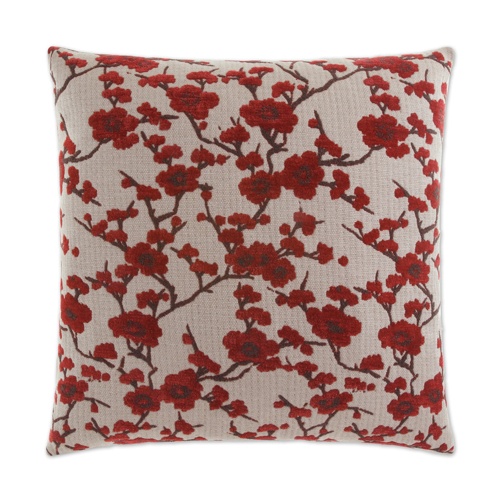 Kyoto Decorative Throw Pillow - Red | DV Kap