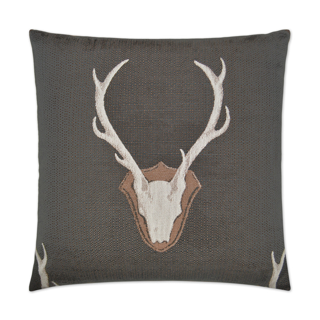 Uncle Buck Decorative Throw Pillow - Grey | DV Kap