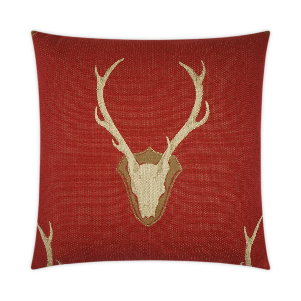 Uncle Buck Decorative Throw Pillow - Red | DV Kap