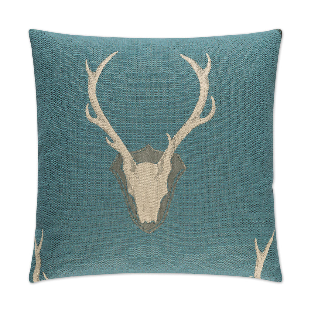 Uncle Buck Decorative Throw Pillow - Teal | DV Kap