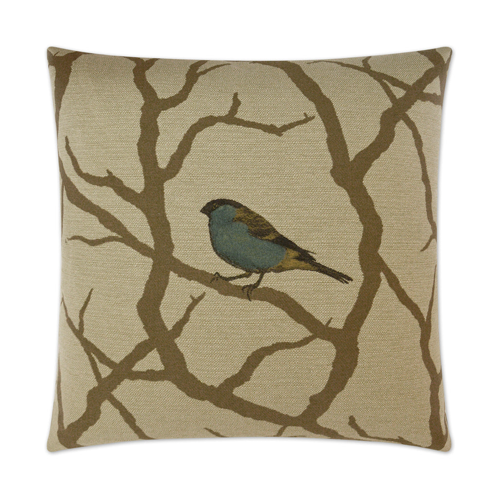 Pyrhulla Decorative Throw Pillow - Bluebird | DV Kap