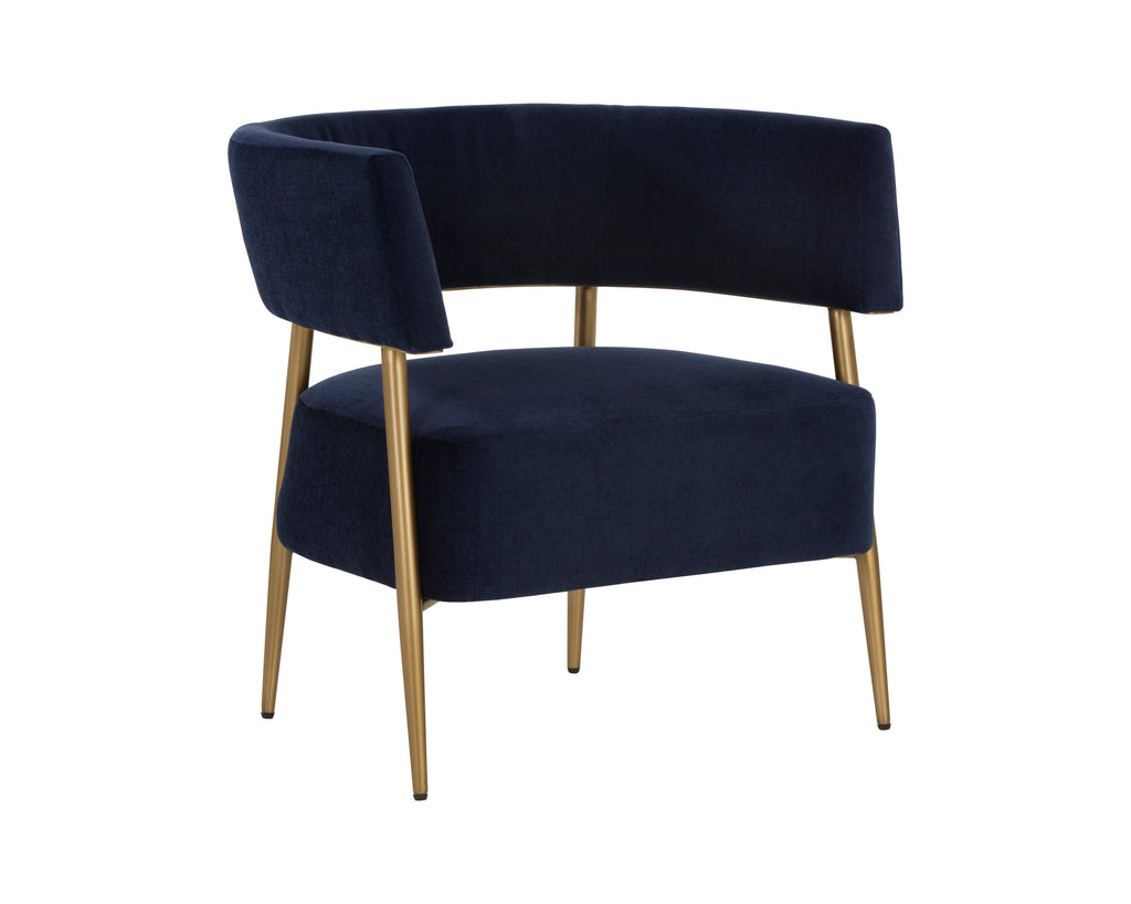 Maestro Lounge Chair - Danny Navy | Sunpan Furniture - 106844