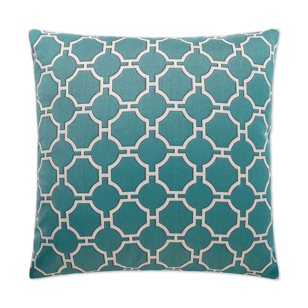 Kinder Decorative Throw Pillow - Turquoise | DV Kap