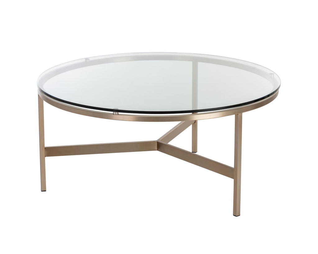 Flato Coffee Table - Antique Brass | Sunpan Furniture - 109185