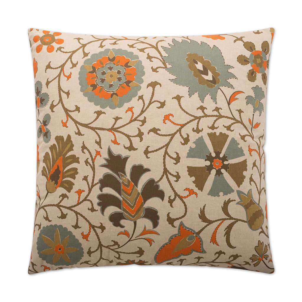 Calypso Decorative Throw Pillow - Orange | DV Kap