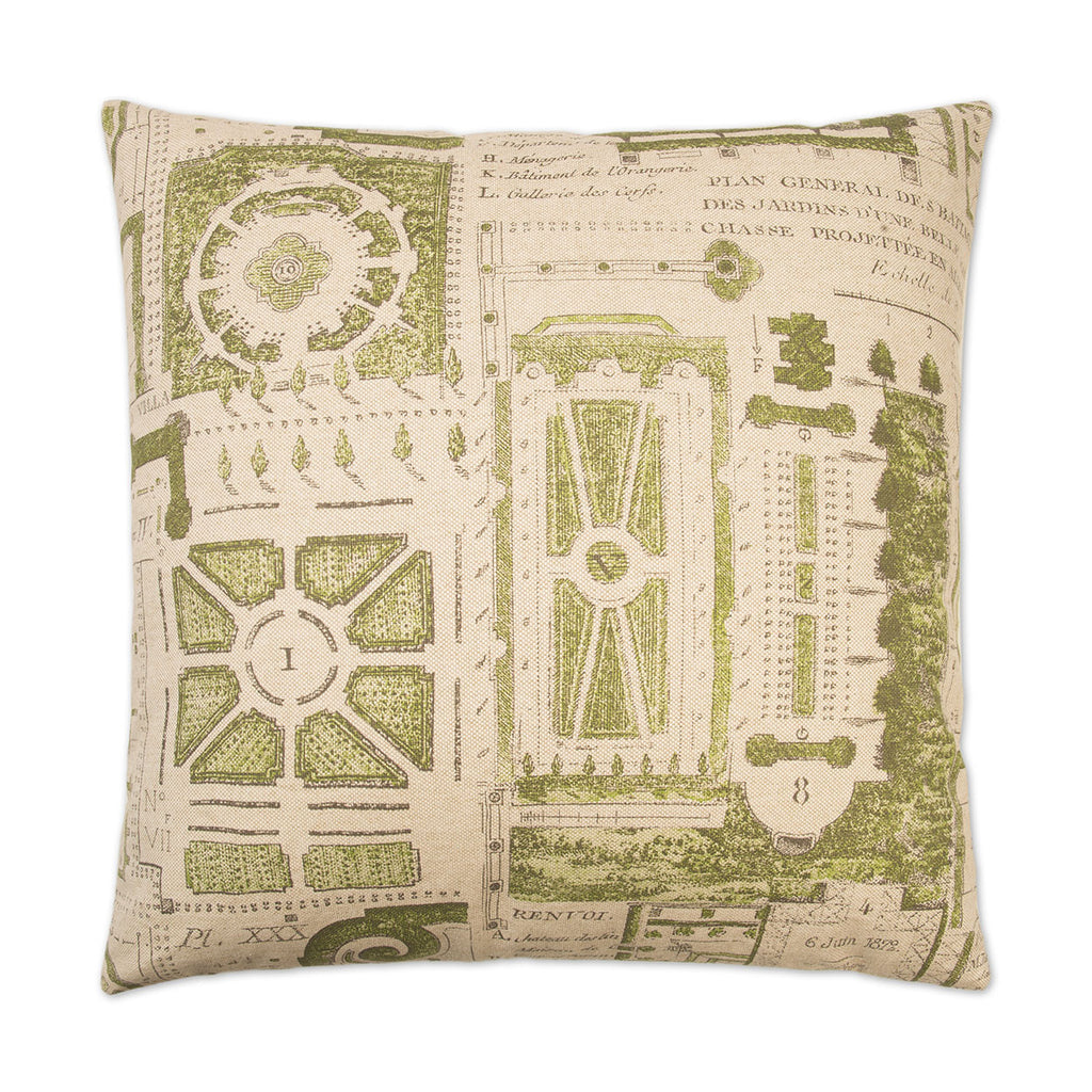 Jardin Decorative Throw Pillow - Green | DV Kap